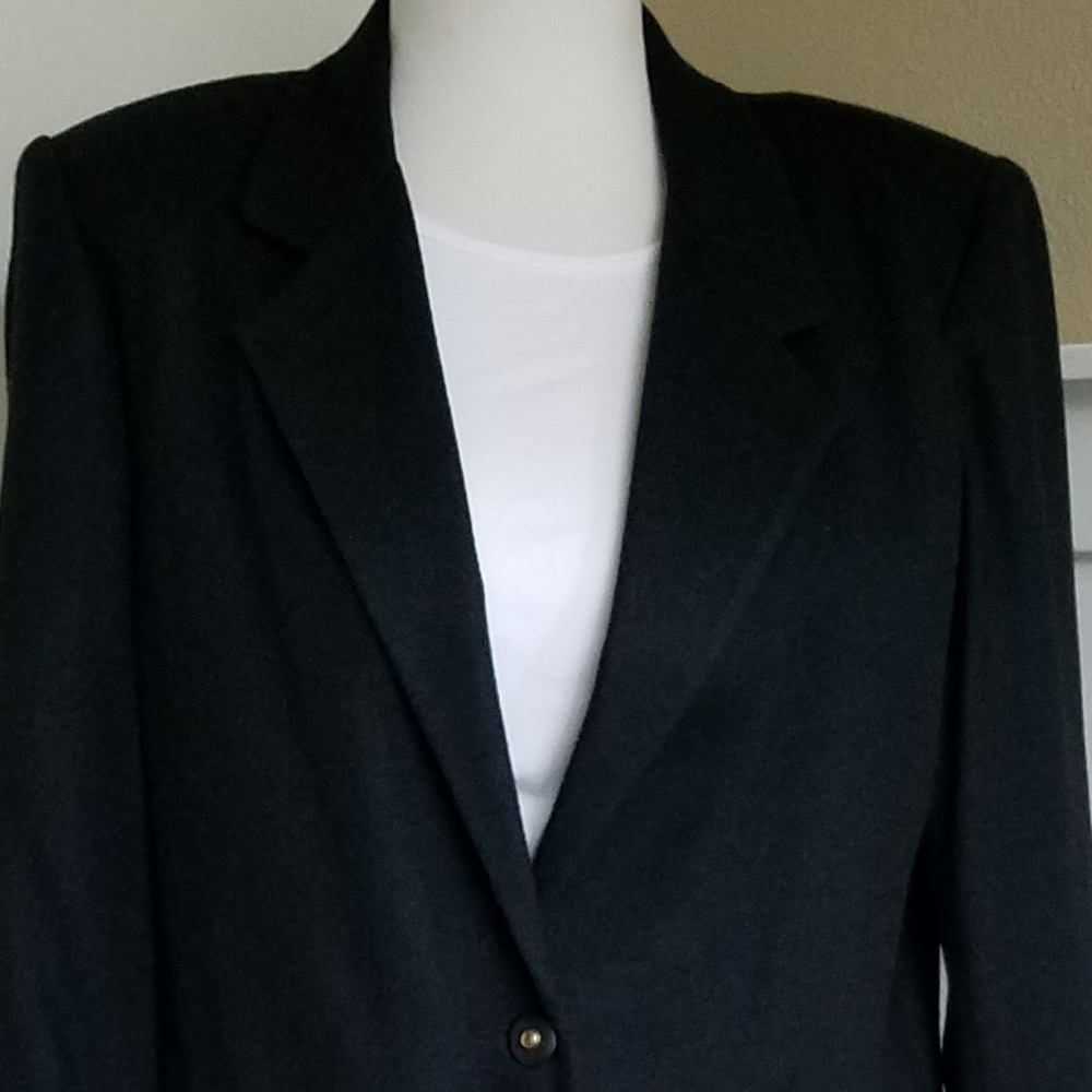 Black Wool Blazer